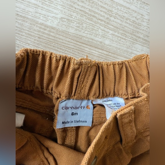 Baby Carhartt pants tan utility cargo - Picture 3 of 3